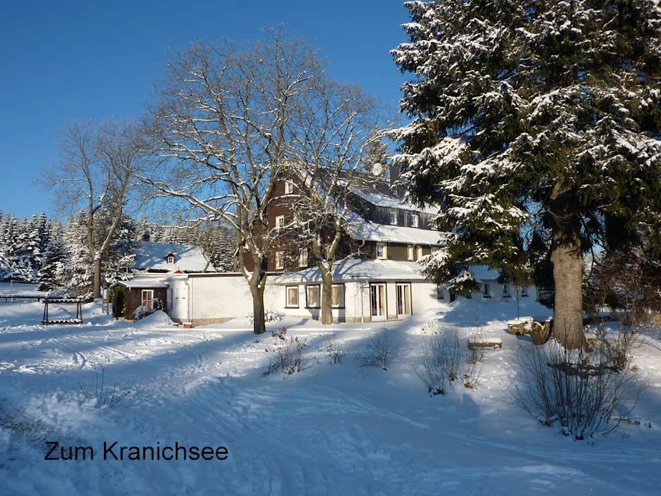 So kann Winter sein Hotel Zum Kranichsee & Nebenhaus
