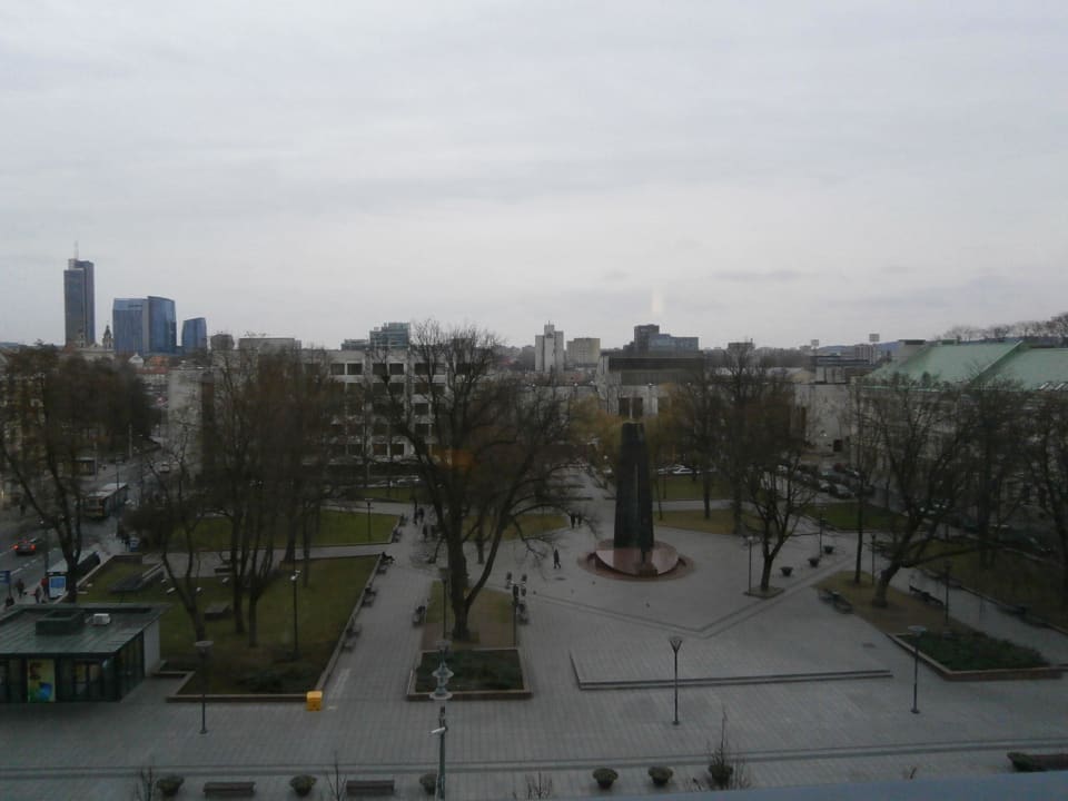 Ausblick vom 5. Stock Hotel Novotel Vilnius