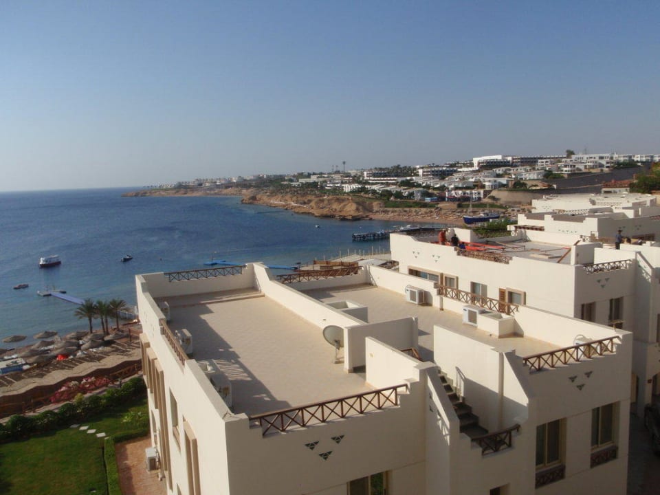 Aussicht vom Balkon Hotel Sunshine Divers Club