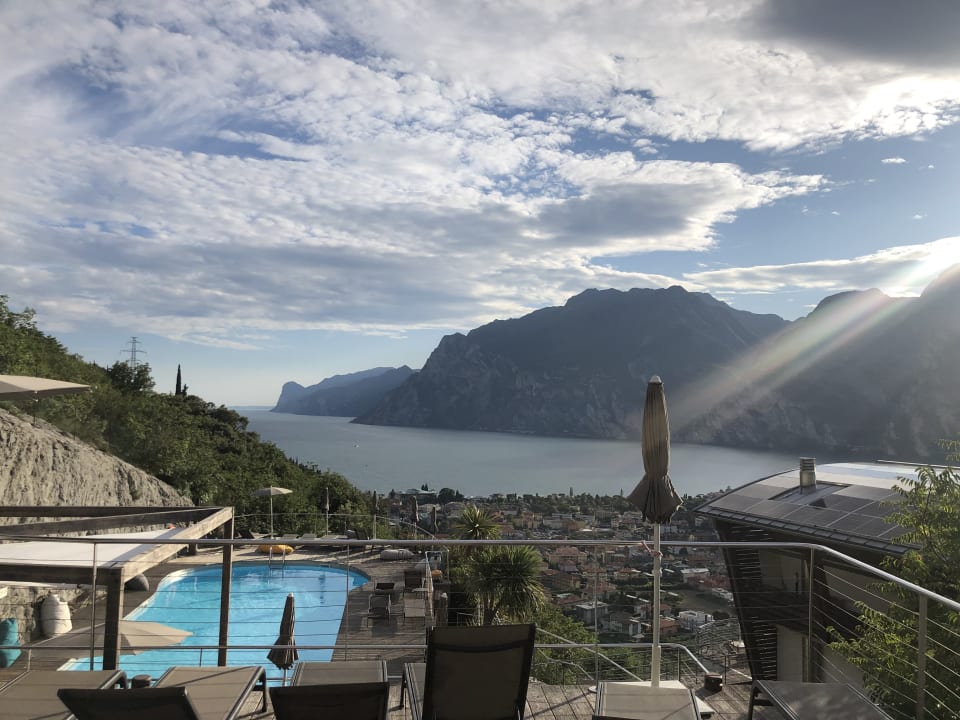 Ausblick Garda Hotel Forte Charme