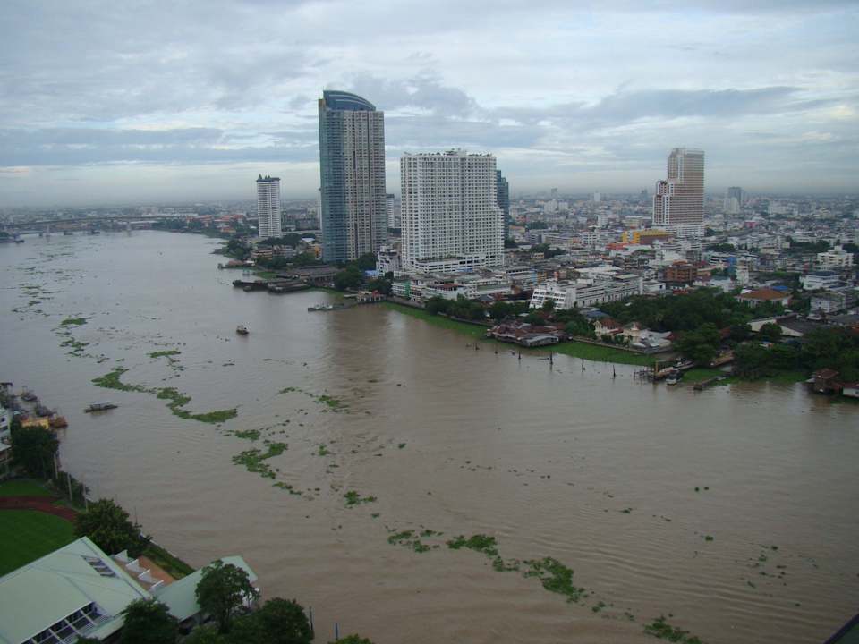 Vom Suitebalkon Chatrium Hotel Riverside Bangkok