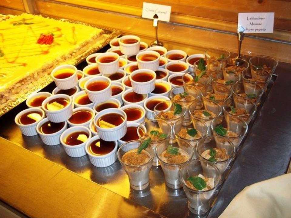 Nachspeisebüffet zum 4. Abendmenü Alphotel Tyrol