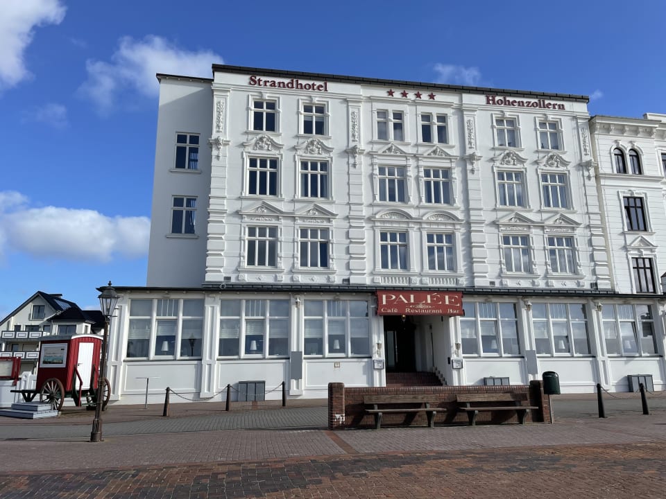 Außenansicht Strandhotel Hohenzollern