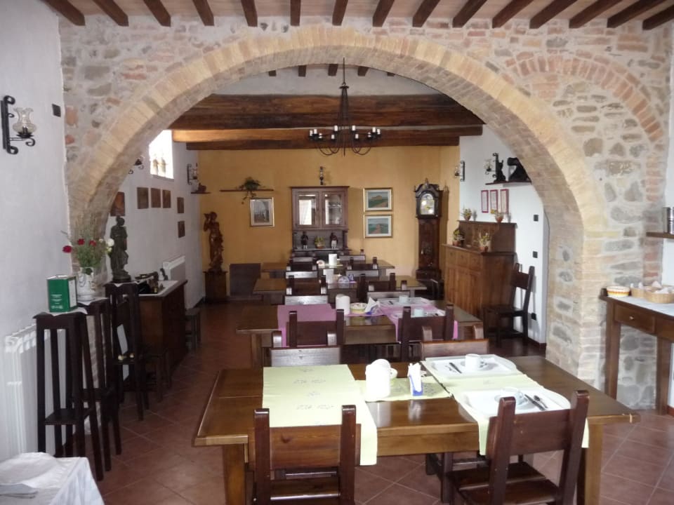 Frühstücksraum Agriturismo Podere del Vescovo