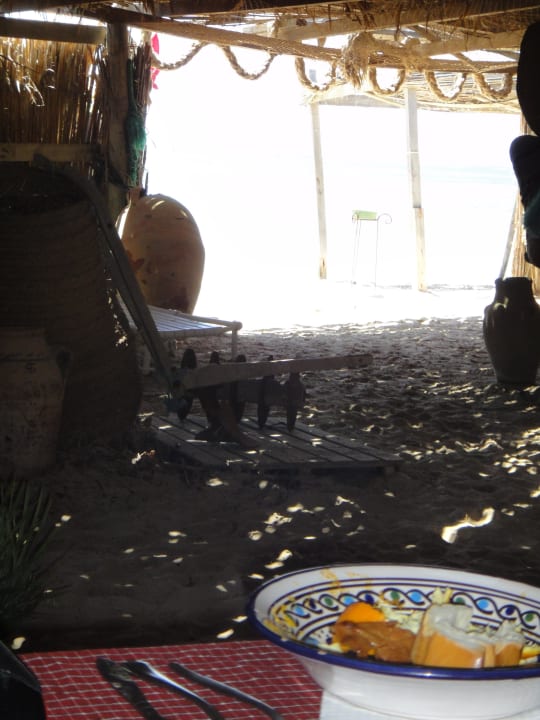 Blick aus dem zelt,flamingo-insel Hotel El Mouradi Djerba Menzel