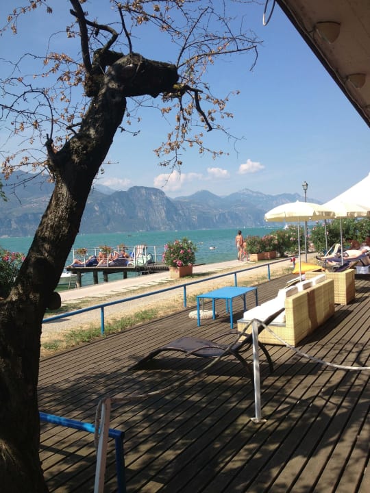 Der Blick vom Liegestuhl  Hotel La Caletta Bolognese