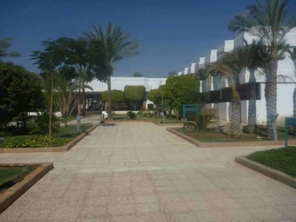 Weg zur Lobby Ghazala Beach
