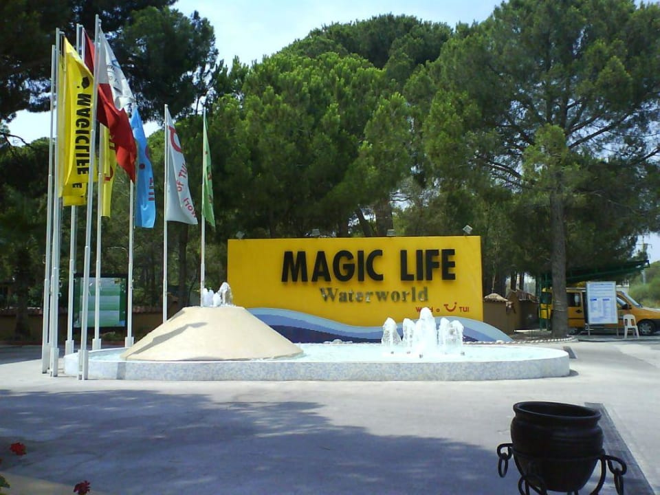 Einfahrt zum Hotel Asteria Family Belek