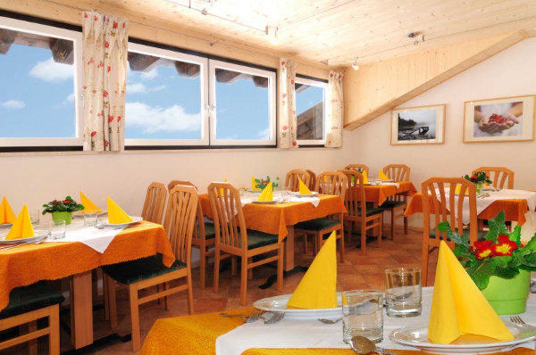 Unser Raum für Frühstück und Abendessen Gästehaus Prader