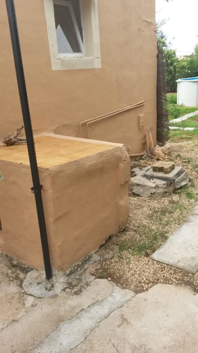 Abwasserrohre Finca Kalotta