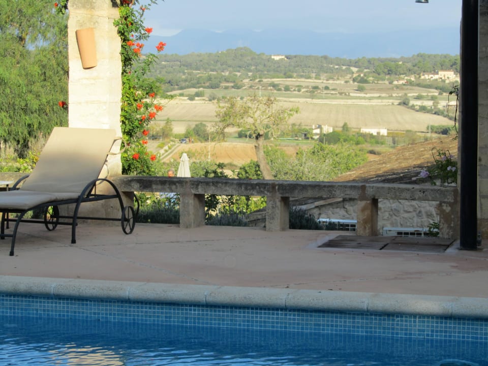Blick vom Pool Hotel Finca Sa Rota den Palerm