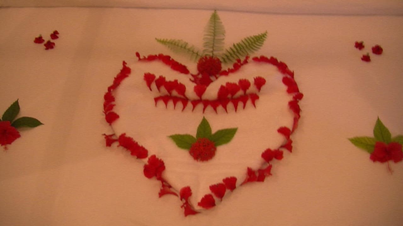 Bett-Dekoration Kuramathi Maldives