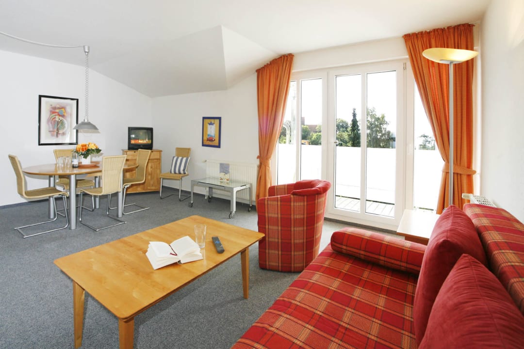 Wohnzimmer der Ferienwohnung Residenz Vineta