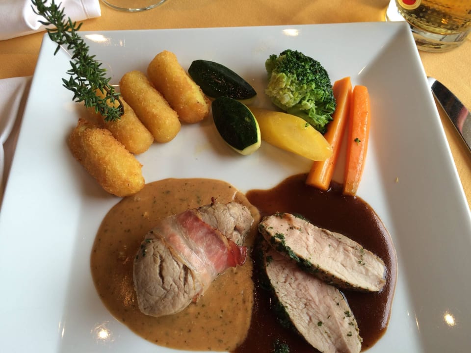 Ein Menue von vielen Sonnenhotel Zaubek