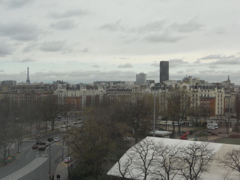 Blick nach draußen... ibis budget Hotel Paris Porte d'Orleans