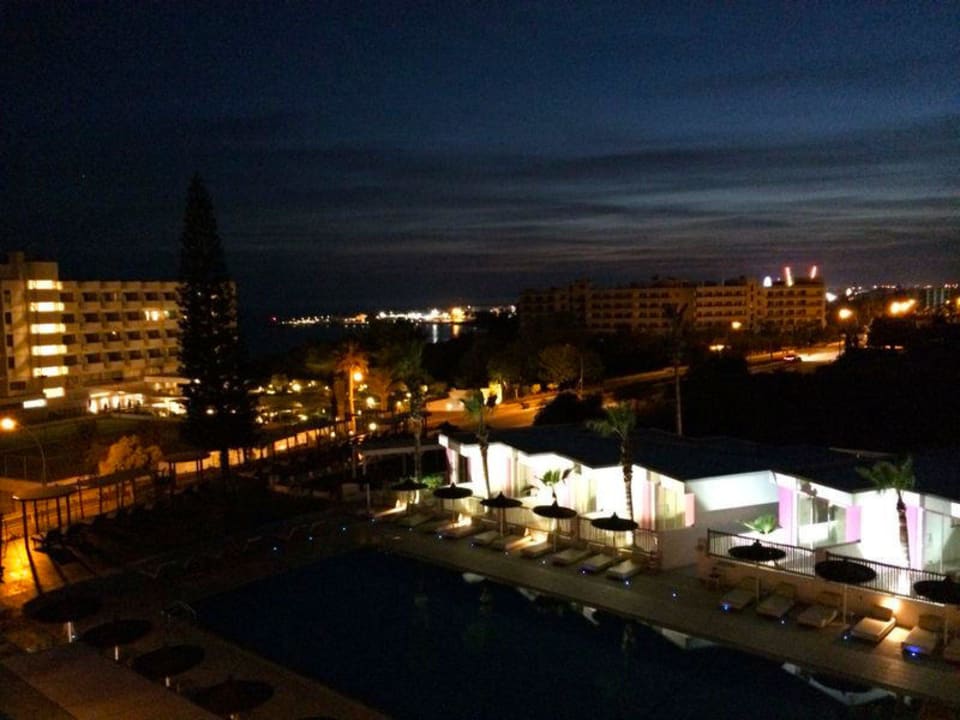 Night view Napa Mermaid Hotel & Suites
