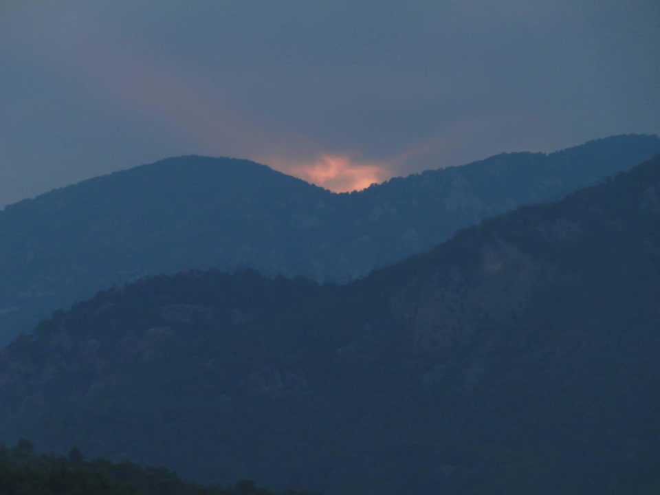 Widok z balkonu Club Hotel Phaselis Rose