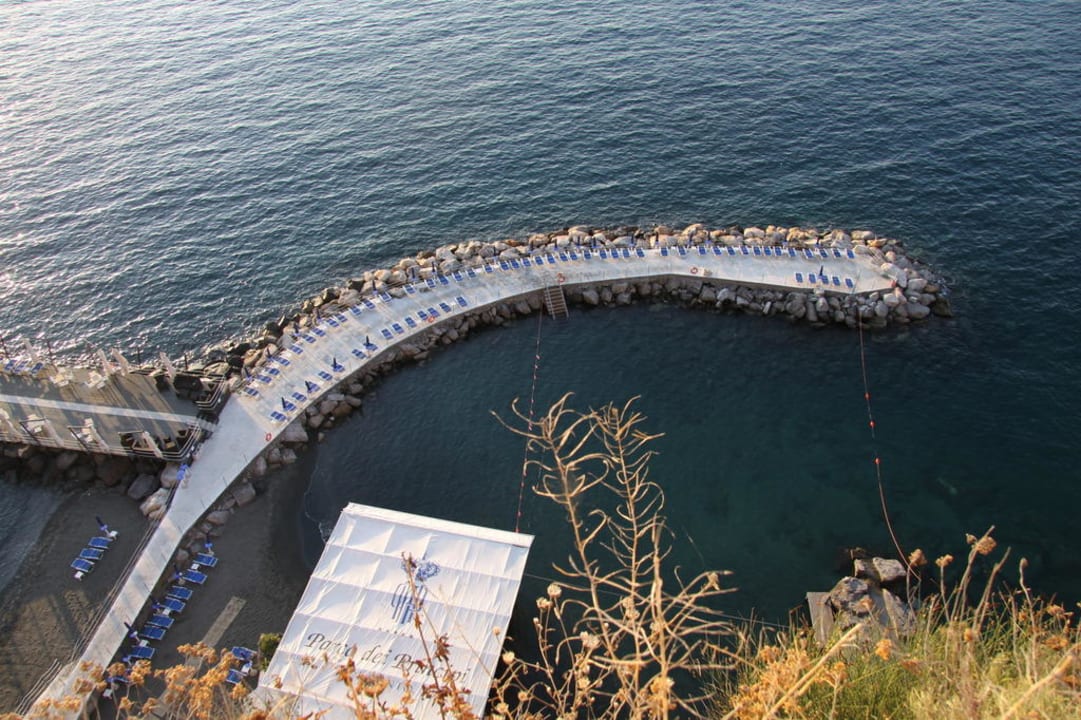 Вид на пляж Hotel Parco dei Principi