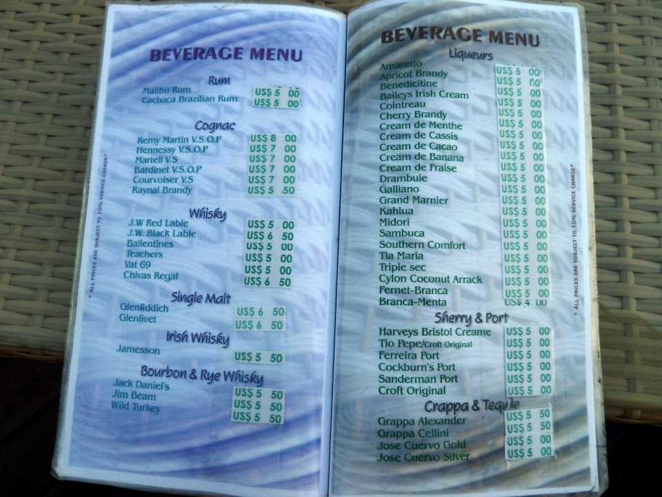 Preisliste Januar 2012 Eri Maldives