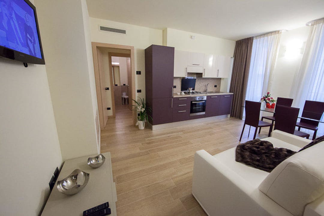 Zona living  Residenza Agnello D'Oro