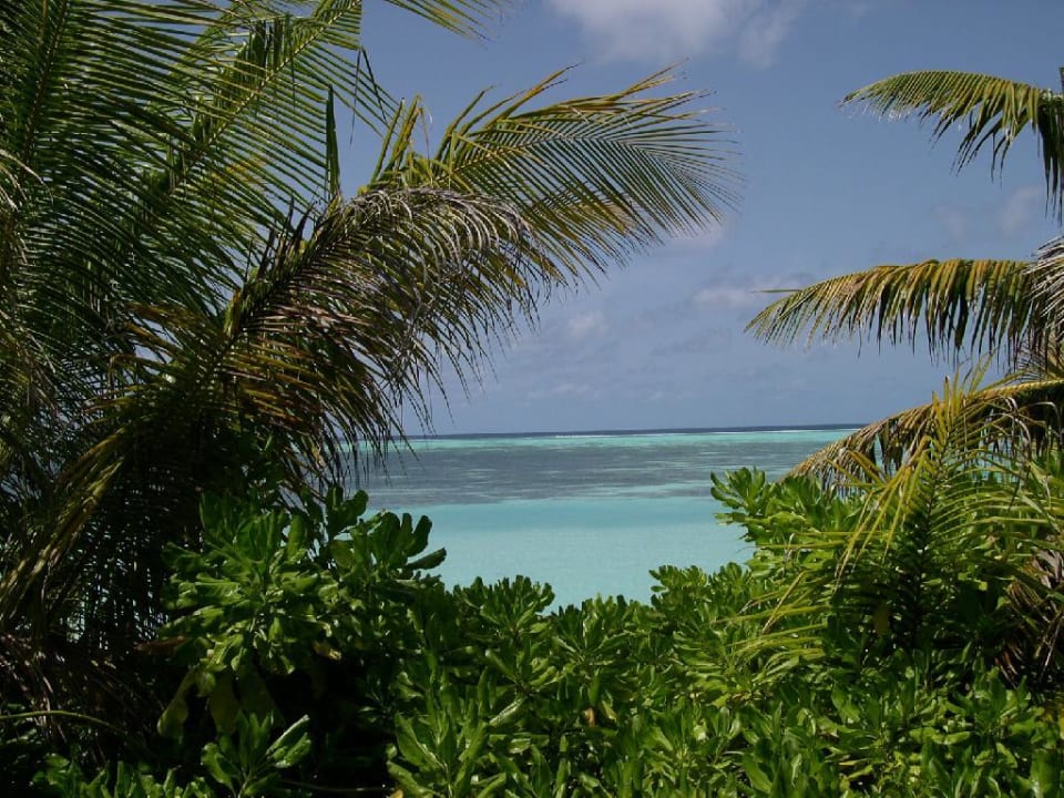Olhuveli Aussicht aus dem Zimmer Sun Siyam Olhuveli