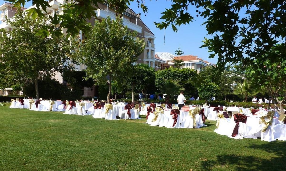 Vorbereitung für den Gala-Abend Trendy Aspendos Beach Hotel