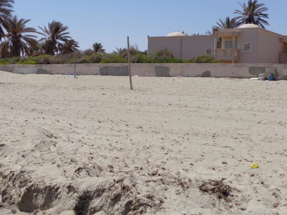 Hotelstrand seitlich Zita Beach Resort