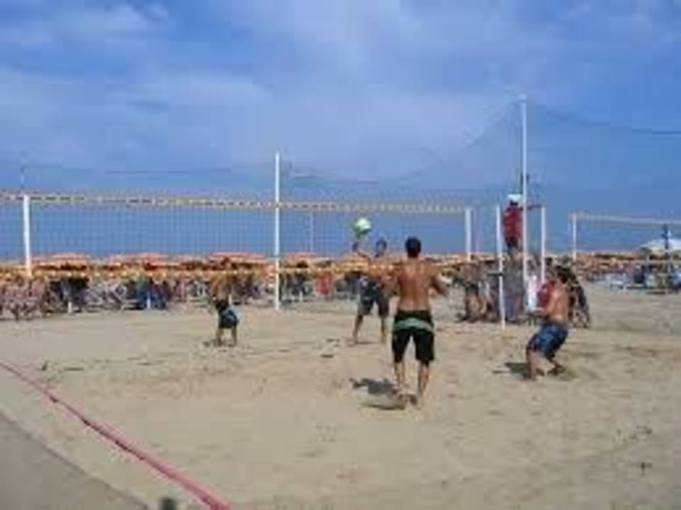 Particolare campi volleyball-beachtennis Hotel Gimmi