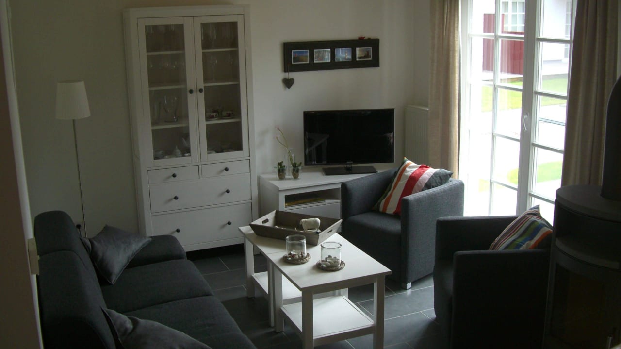 Wohnzimmer Ferienwohnung Kleine Brise