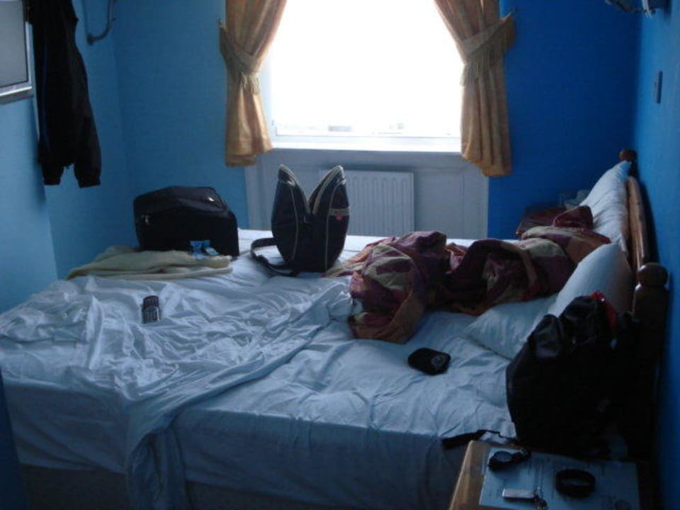 Blick auf's Bett The Grapevine Hotel