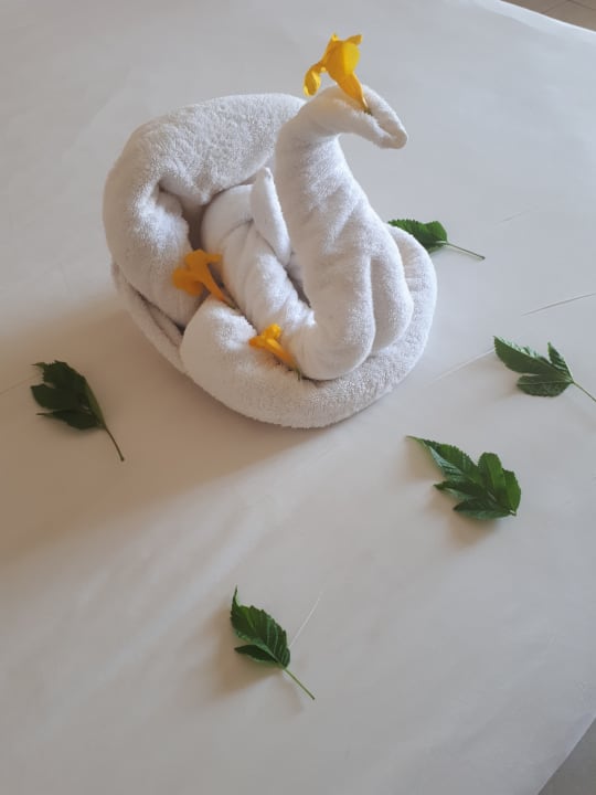 Tägliche Handtuch-Kreationen mit Liebe zum Detail Hotel JAZ Makadi Star & Spa