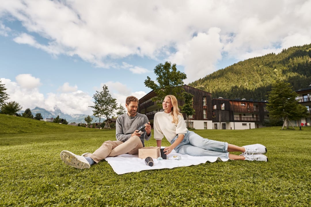 Gartenanlage aja Ferienwohnungen in Werfenweng