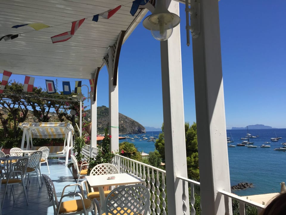 Blick von der Terrasse Hotel Casa Rosa Terme