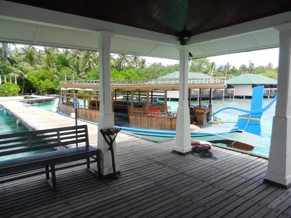 Ankunft Bootssteg Embudu Village