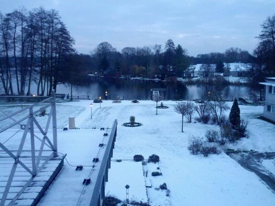 Ausblick mit Schnee DAS SCHMÖCKWITZ