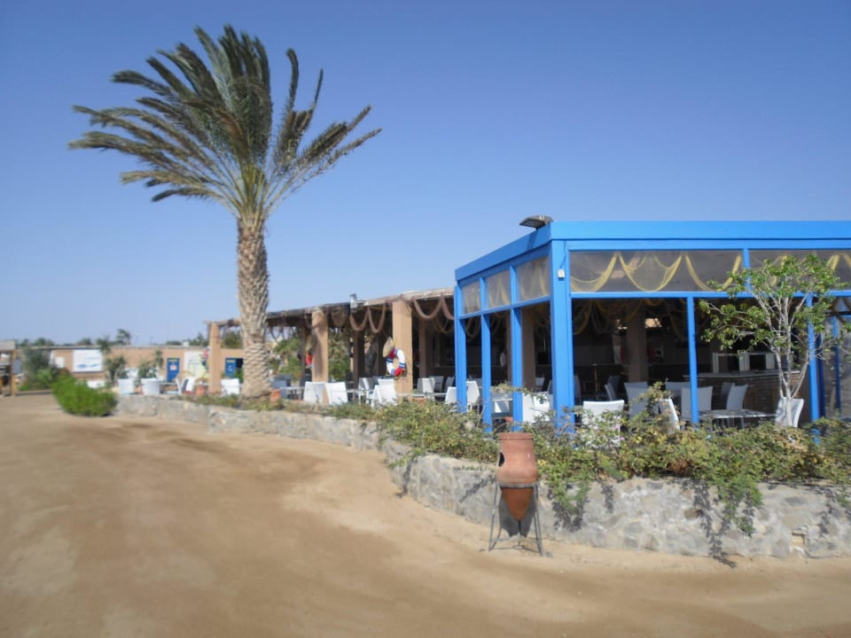 Seitenansicht Restaurant Club Paradisio El Gouna, Red Sea