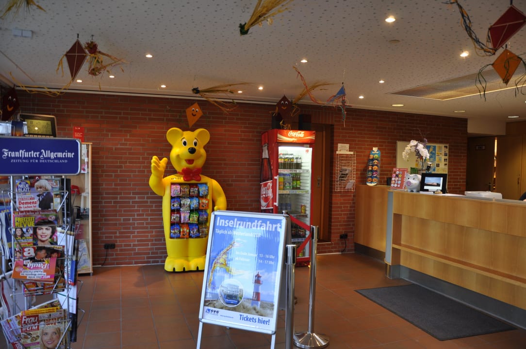 Rezeption Dünenhotel Alt-Rantum