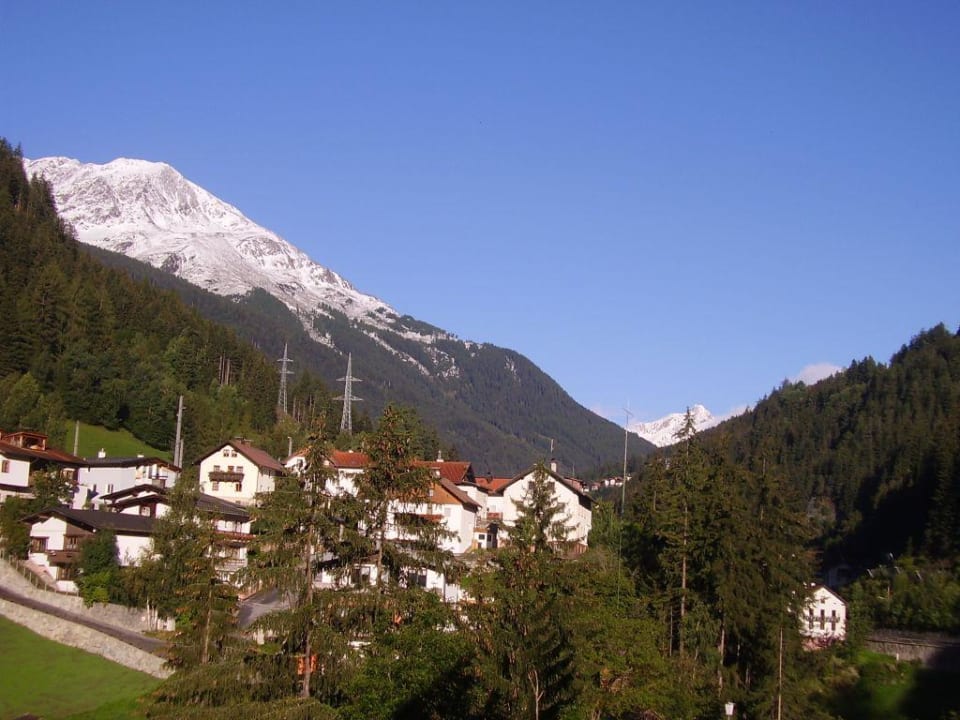 Blick aus dem Zimmer Posthotel Strengen am Arlberg