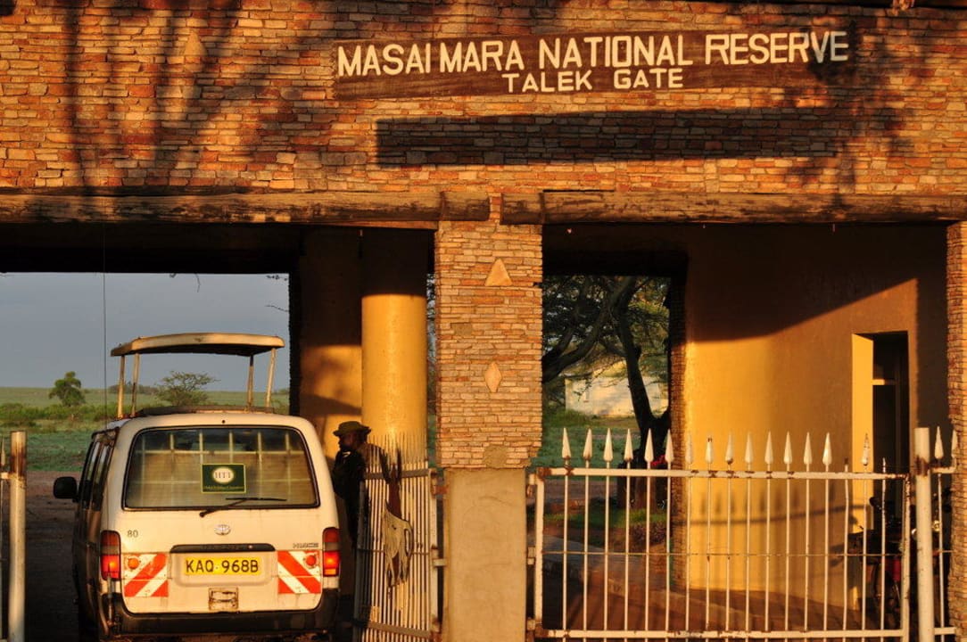 Eintritt Park Aruba-Mara Camp