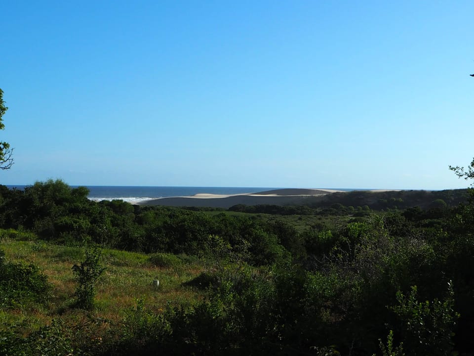 Blick von der Terrasse Hotel Oyster Bay Lodge