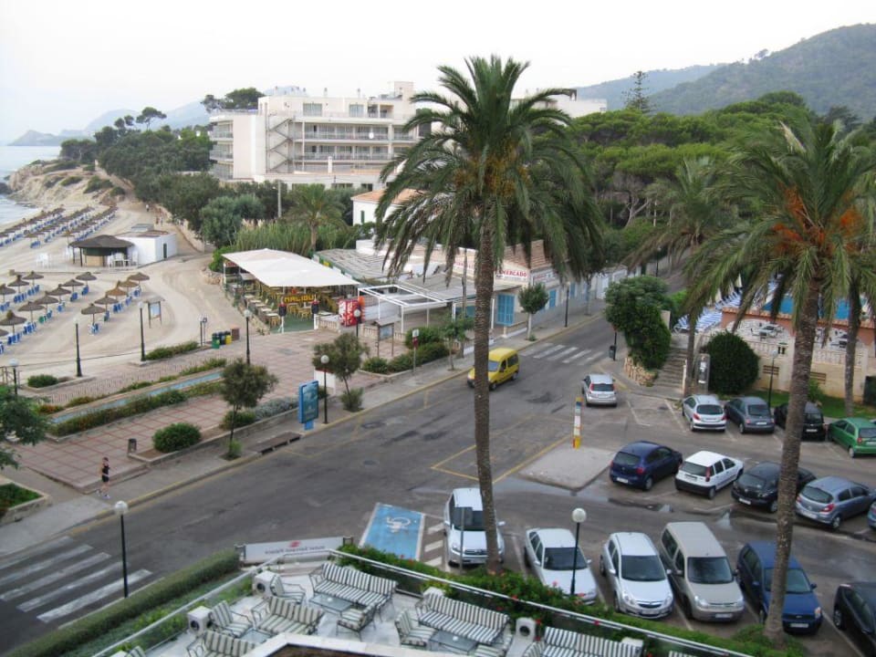 Aussicht aus dem Zimmer mit Meerblick Hotel Serrano Palace