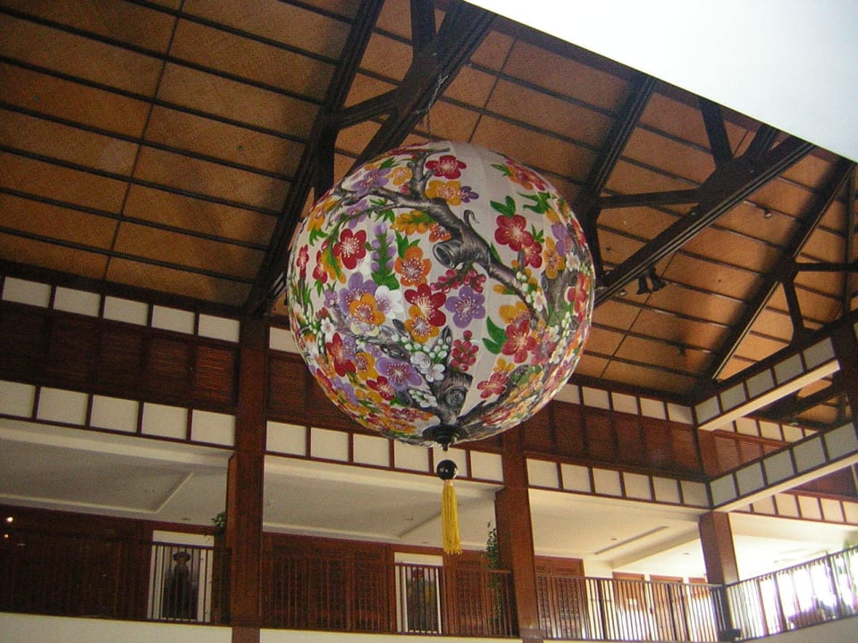 Lampe in der Lobby Furama Resort Danang