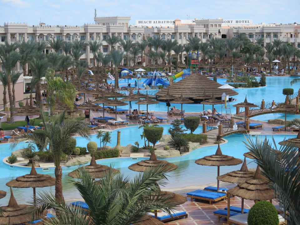 Ausblick aus unserem Zimmer Pickalbatros Palace Resort
