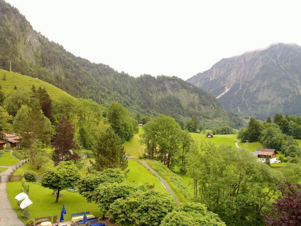 View from balcony Hotel Prinz Luitpold Bad