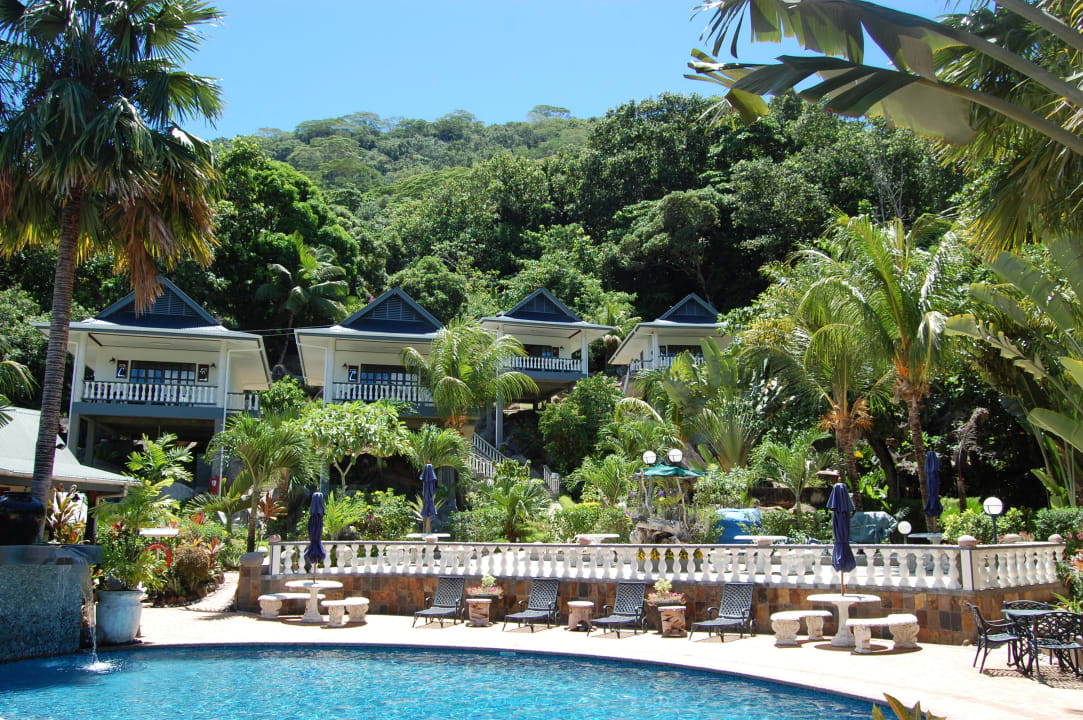 Pool mit Blick auf Hang Hotel Chateau St. Cloud