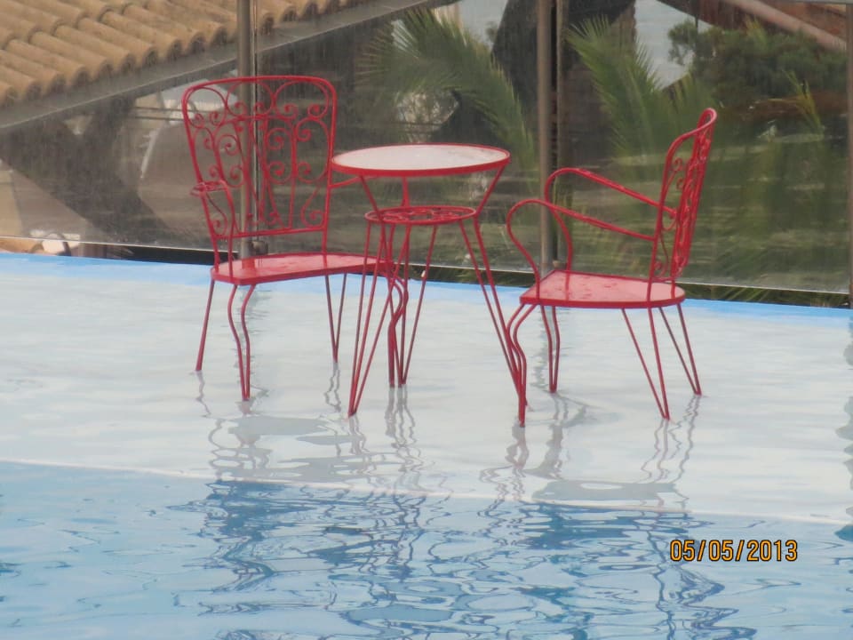 Sitze am Pool Kontokali Bay Resort & Spa