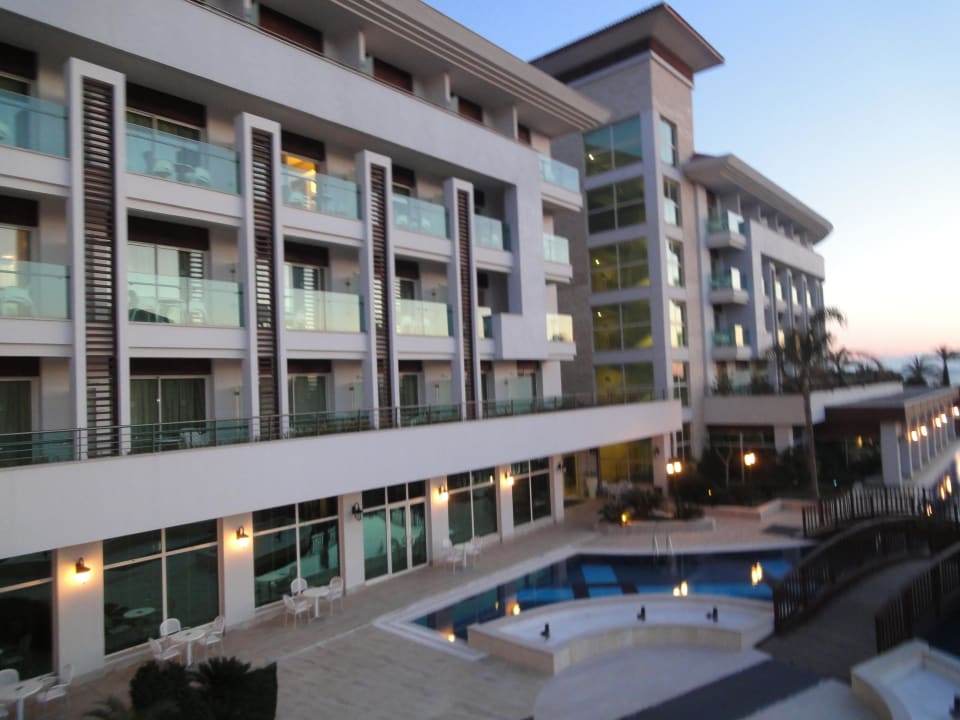 Sicht von der Barterrasse Sunis Evren Beach Resort Hotel & Spa