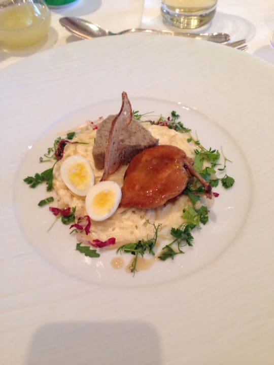 Wachtelbrüstchen als Vorspeise Hotel Patrizia