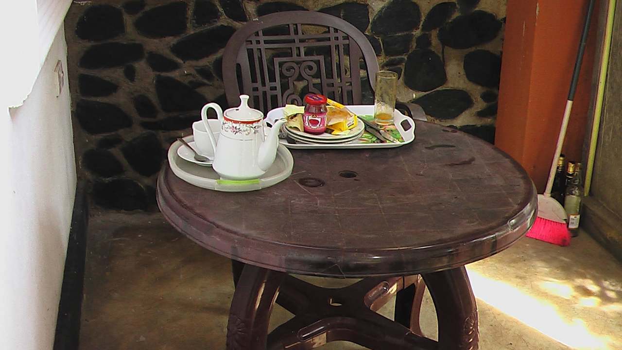 Nach dem Frühstück ... Sakura Hana Gästehaus