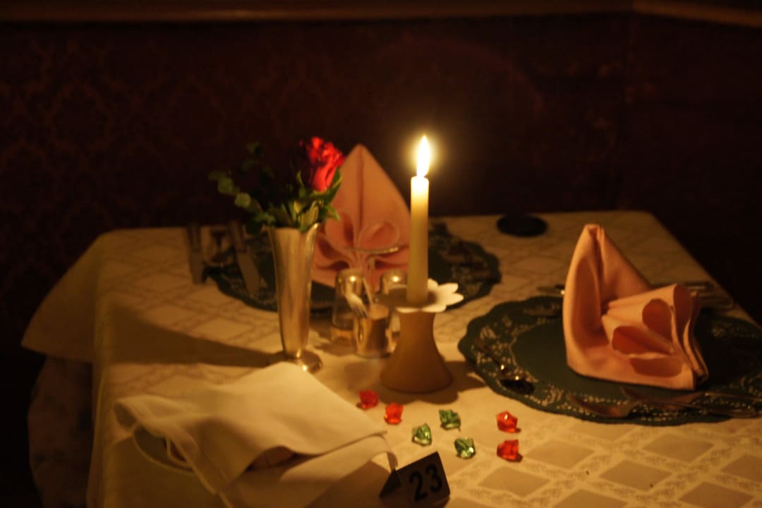 Tischdeko beim Gala Diner Solaia Hotel & Guesthouse